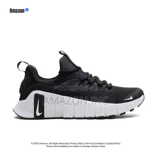 Black and White Nike Free Metcon 6 Sneakers
