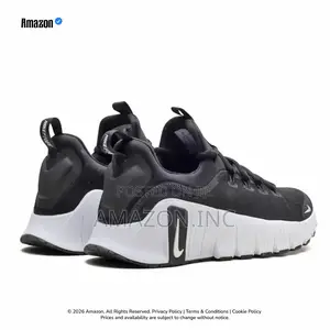 Black and White Nike Free Metcon 6 Sneakers