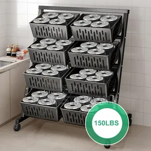 Rotating Storage Rack, Vegetable Cart