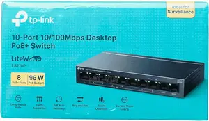 TP-Link 10-Port Desktop Switch With 8-Port PoE+