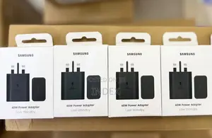 Samsung 60W Adapter Super Fast Chargi,USB-C Port (Without Cable)Black