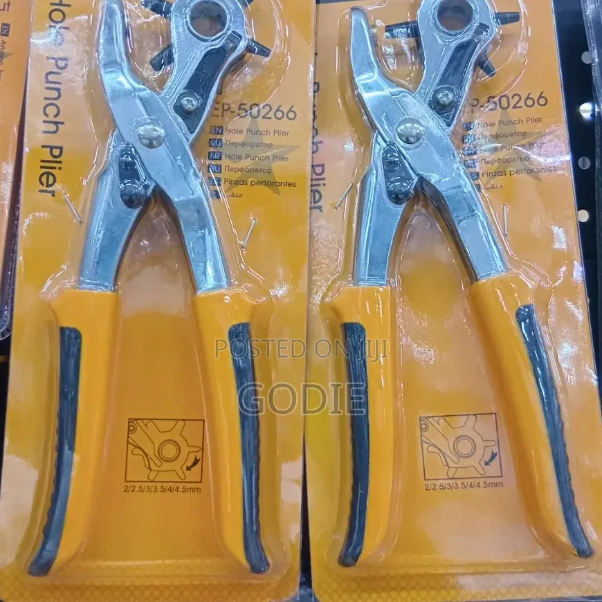 Epica Star Model EP-50266 Revolving Leather Hole Punch Pliers.
