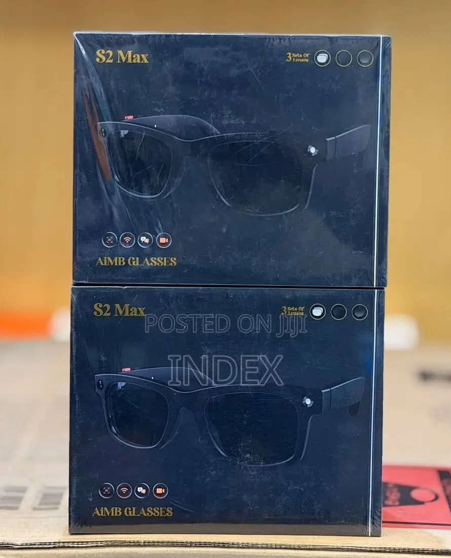 AIMB S2 Max Smart AI Glasses 500W Pixels HD Camera AI Translation Vide