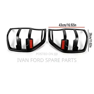 Tail Light Cover Black Ford Ranger T6 T7 T8 2012-2020