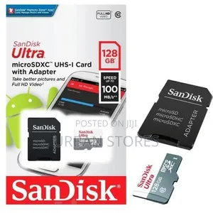 SanDisk Micro SD Card 128GB Memory Ultra