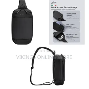 BRAVE Crossbody Sling Tech Pouch for Men Waterproof Ballistic Nylon