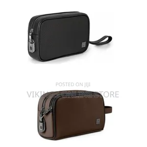 Wiwu Phantom Fingerprint Lock Pouch Pro Travel Organizer Bag, Phantom