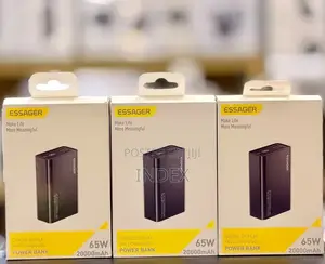 Essager 65W Power Bank 20000mah Fast Charging Portable Battery