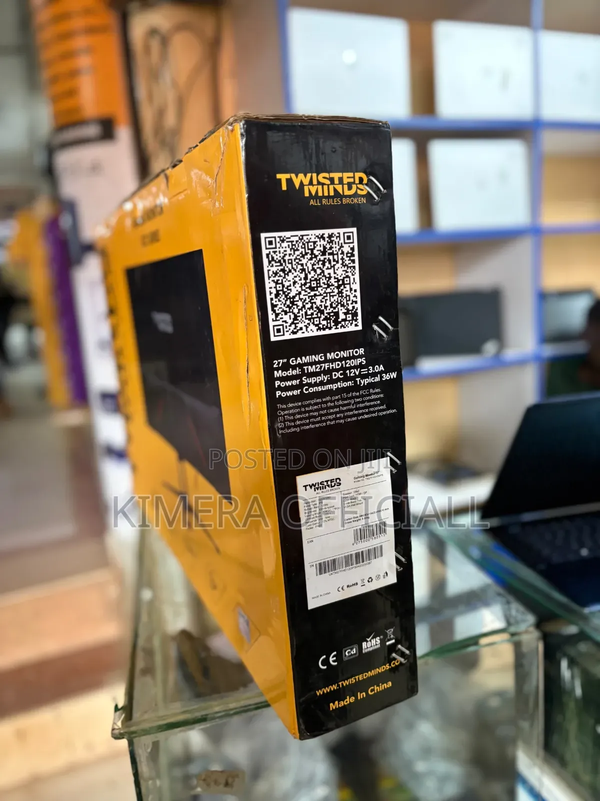 Twisted Minds Gaming Monitor 27 Inches. 180HZ, 120FPS, ULTRA HD