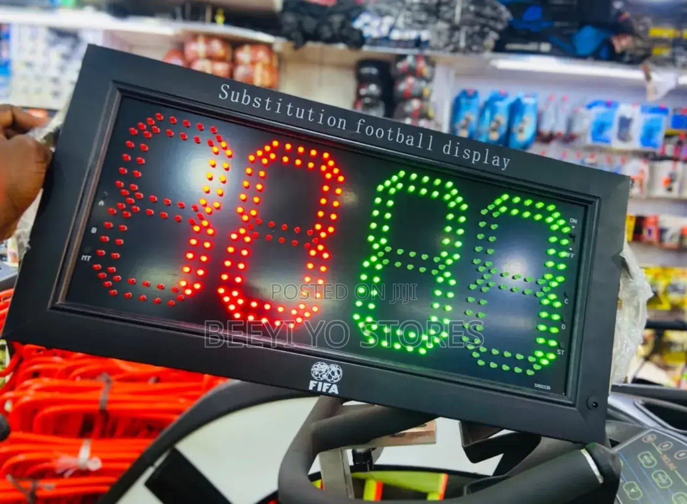 Electronic LED Football Substitution Board