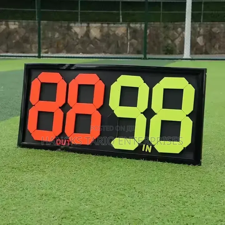 Analog Football Substitution Board