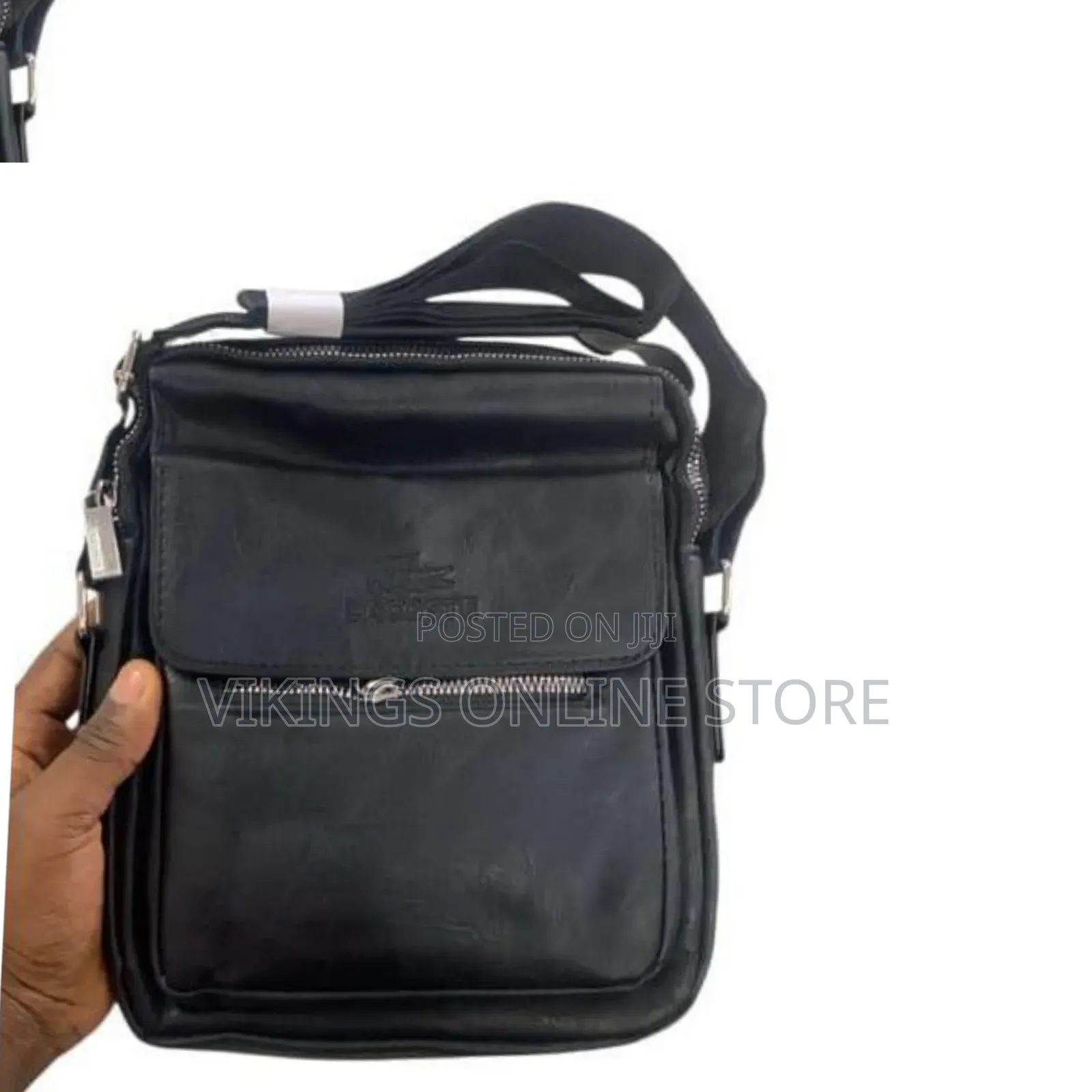Small Leather Crossbody Messenger Bag for Men Waterproof Scratch