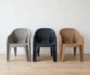 Beige Black Plastic Chairs Plastic Chairs for Garden Bars