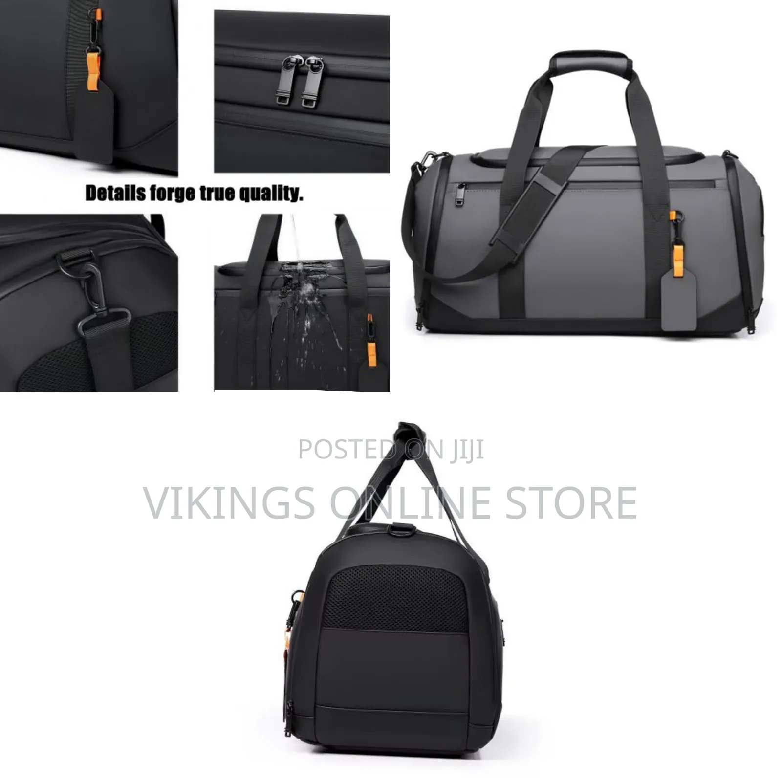 Men's Business Travel Bag Crossbody Sports Training Fitness Bag Dry