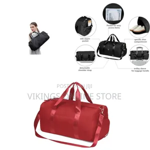 Duffle Bag for Women, Sports Duffel Bag for Gym With Wet Pocket Shoe
