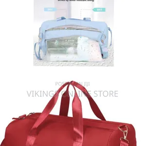 Duffle Bag for Women, Sports Duffel Bag for Gym With Wet Pocket Shoe