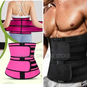 2XL Neoprene Slimming Sweat Waist Trainer Corset Trimmer Belt 2 in 1