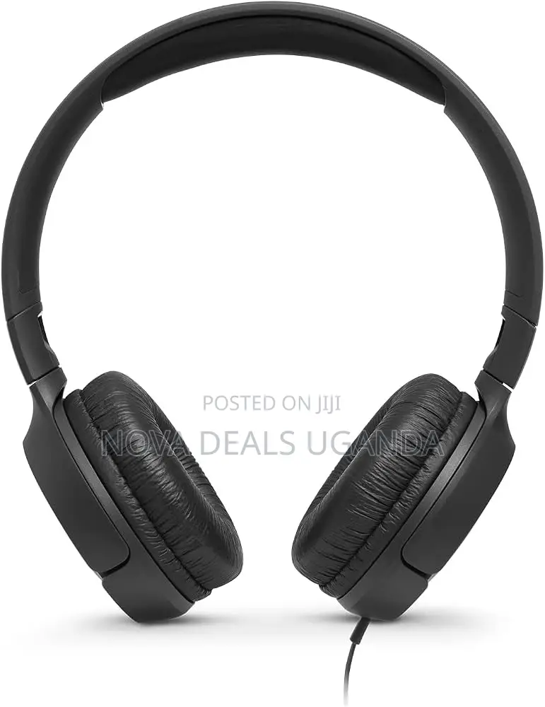 JBL Tune 500 Wired on-Ear Headphones, Deep JBL Pure Bass Sound