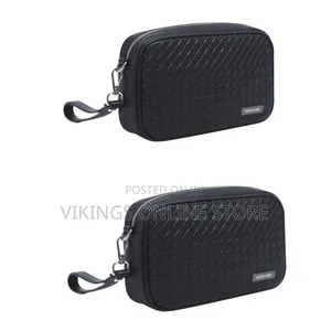 Green Lion Coral Verso Clutch Bag PU Leather, Water-Resistant Exterior