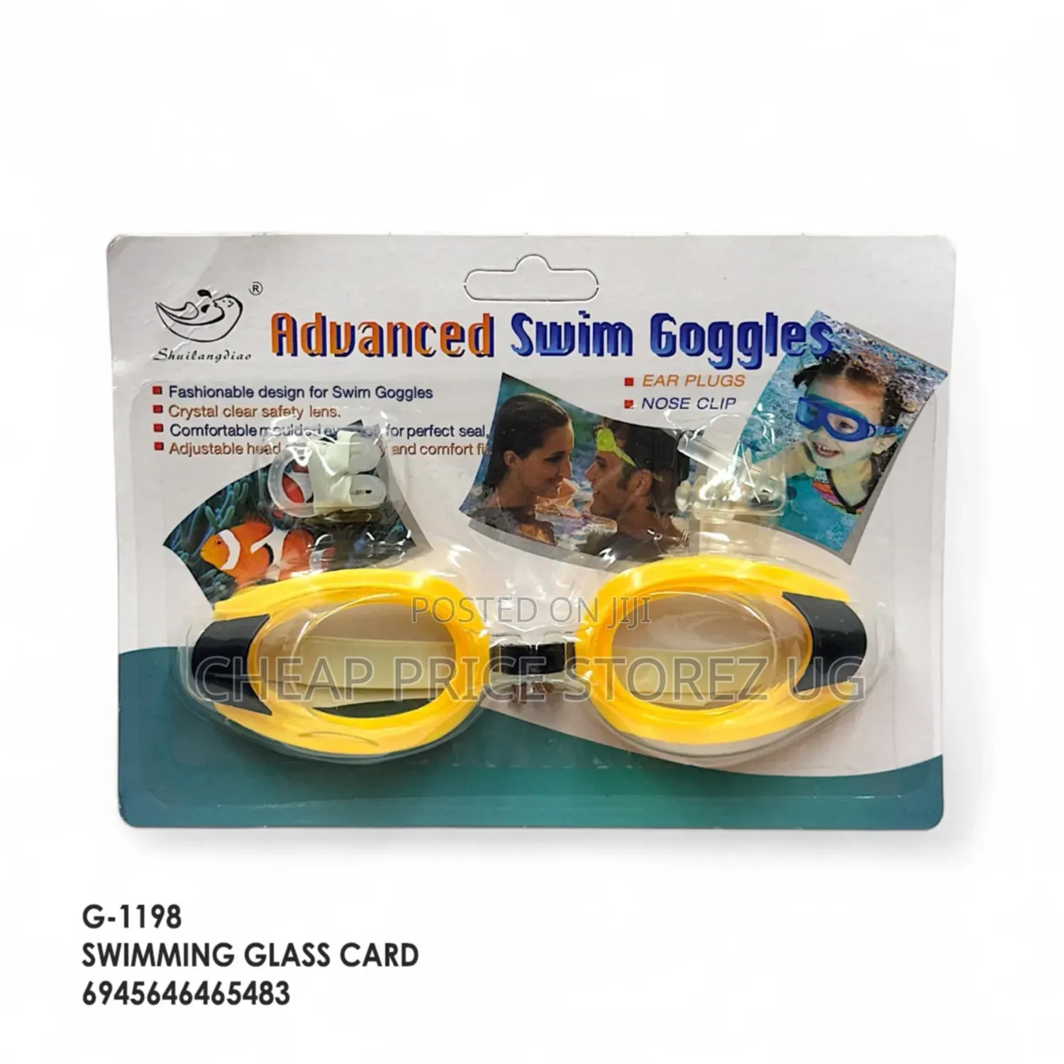 A Duvanced Swim Goggles .Swimming Tools .Protect Eyes From Water .