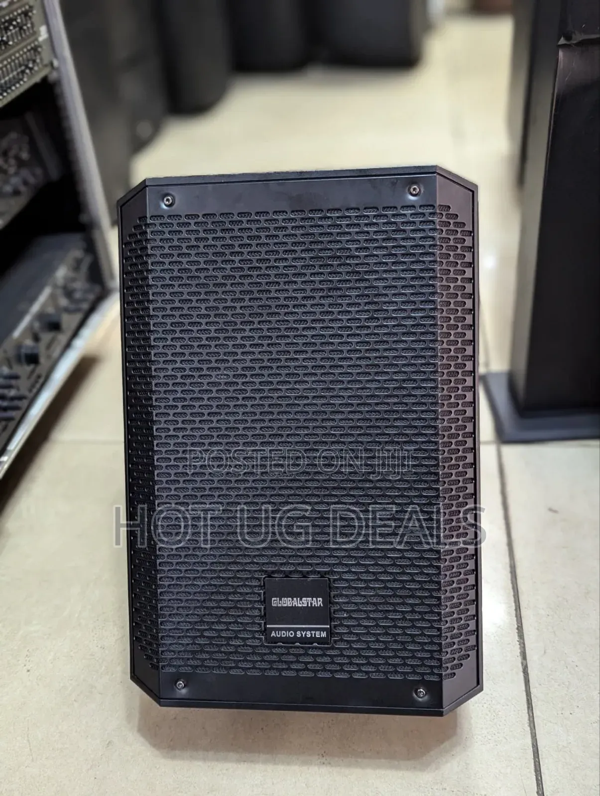 Global Star Rechargeable Speaker With Bluetooth, USB Ports,Microphones