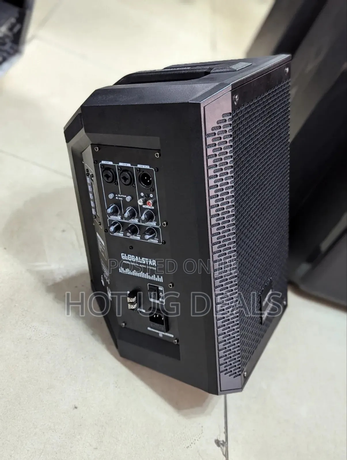 Global Star Rechargeable Speaker With Bluetooth, USB Ports,Microphones