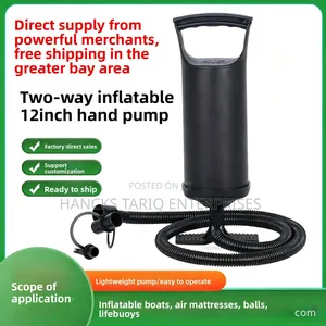 -Inch Two-Way Hand Air Pump (Double-Action Inflatable Pump).