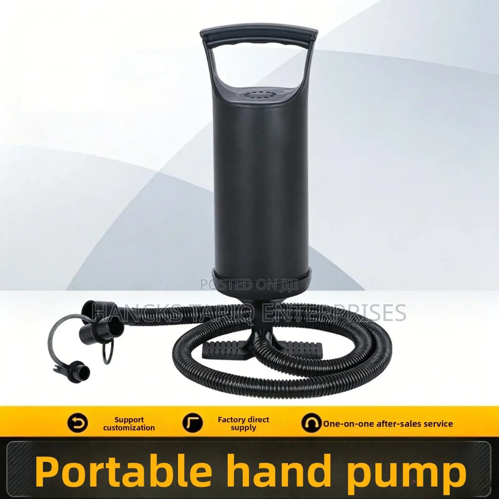 -Inch Two-Way Hand Air Pump (Double-Action Inflatable Pump).