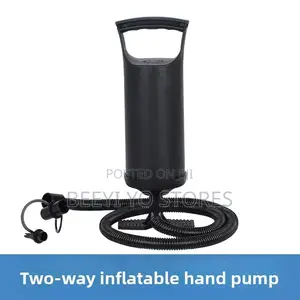 -Inch Two-Way Hand Air Pump (Double-Action Inflatable Pump).