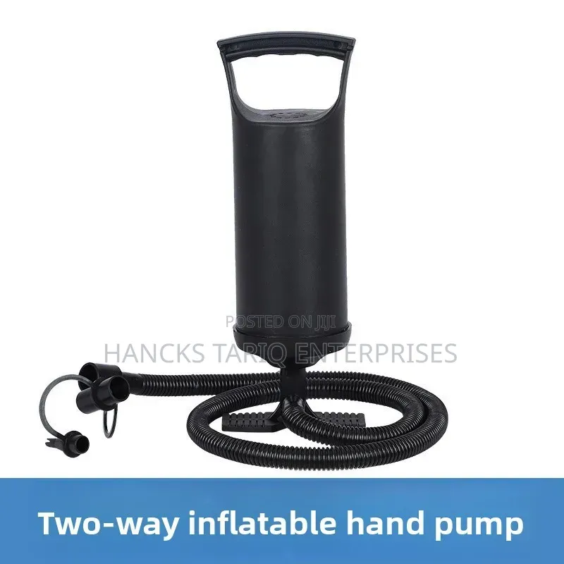-Inch Two-Way Hand Air Pump (Double-Action Inflatable Pump).