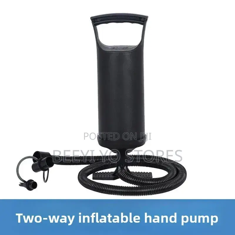 -Inch Two-Way Hand Air Pump (Double-Action Inflatable Pump).