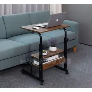 Portable Laptop Table ,Height and Convenient Rolling Wheels.