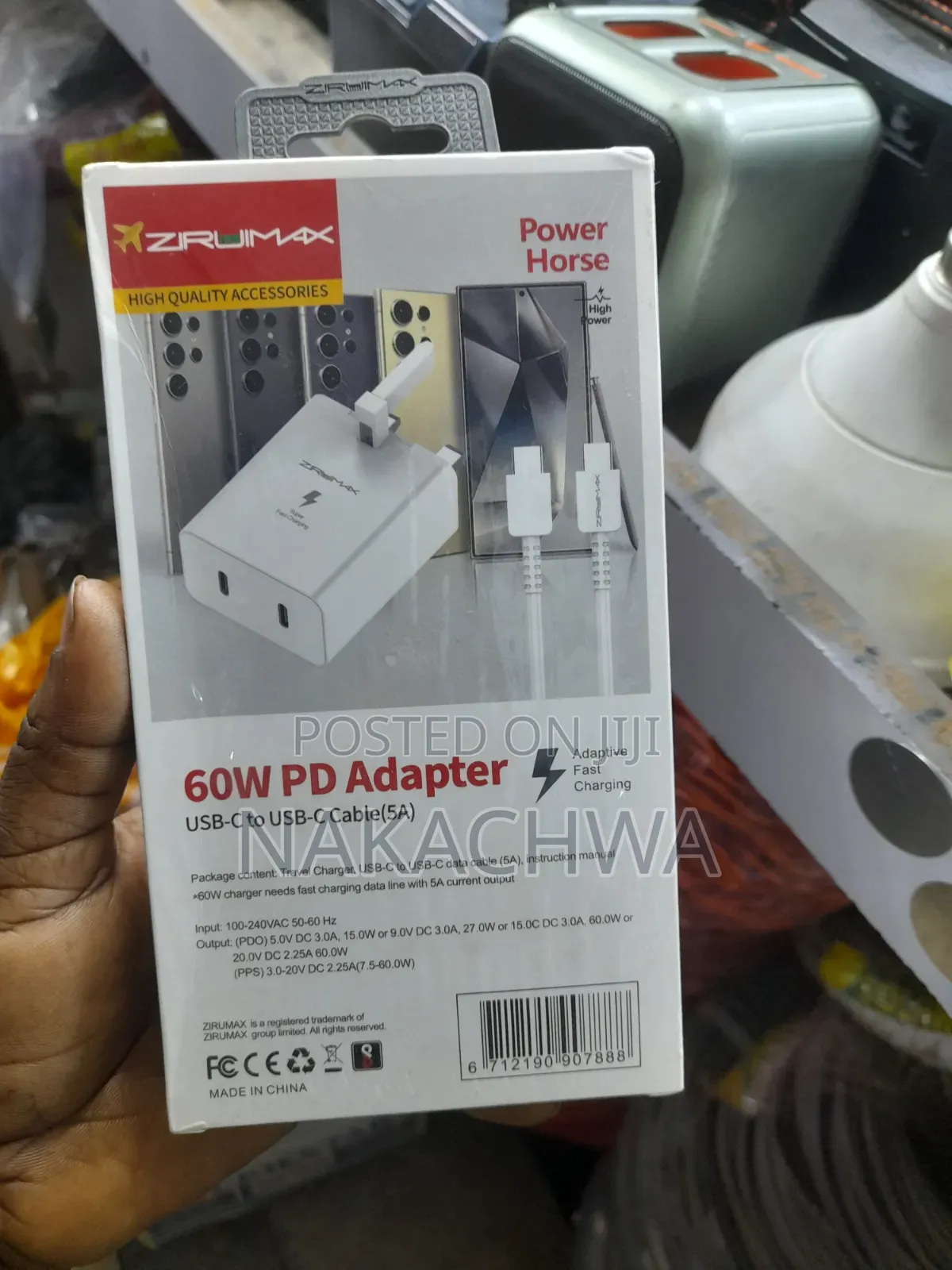 60w of Zrumax Orgainal Charger