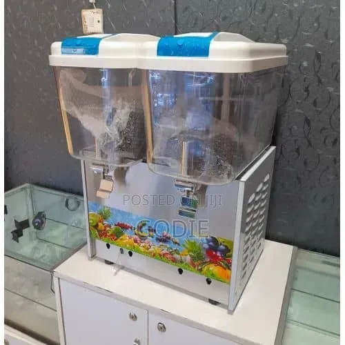 Commercial Double Juice Dispenser Features Two 18-Liter Tanks .
