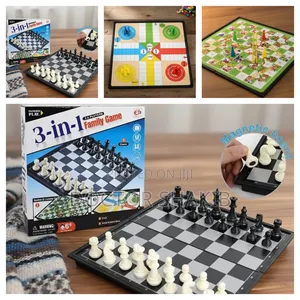 3-in-1 Family Board Game