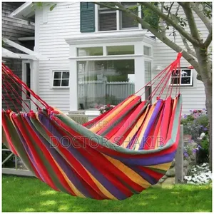 Striped Canvas Hammock