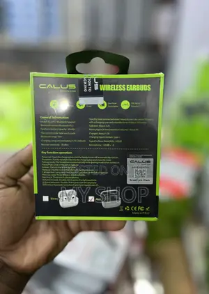 Calus Wireless Bluetooth Earbuds-HiFi Stereo Sound Charging Case