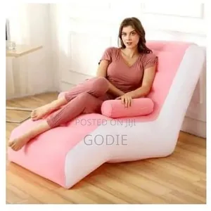 S-Shaped Inflatable Lazy Sofa Chair