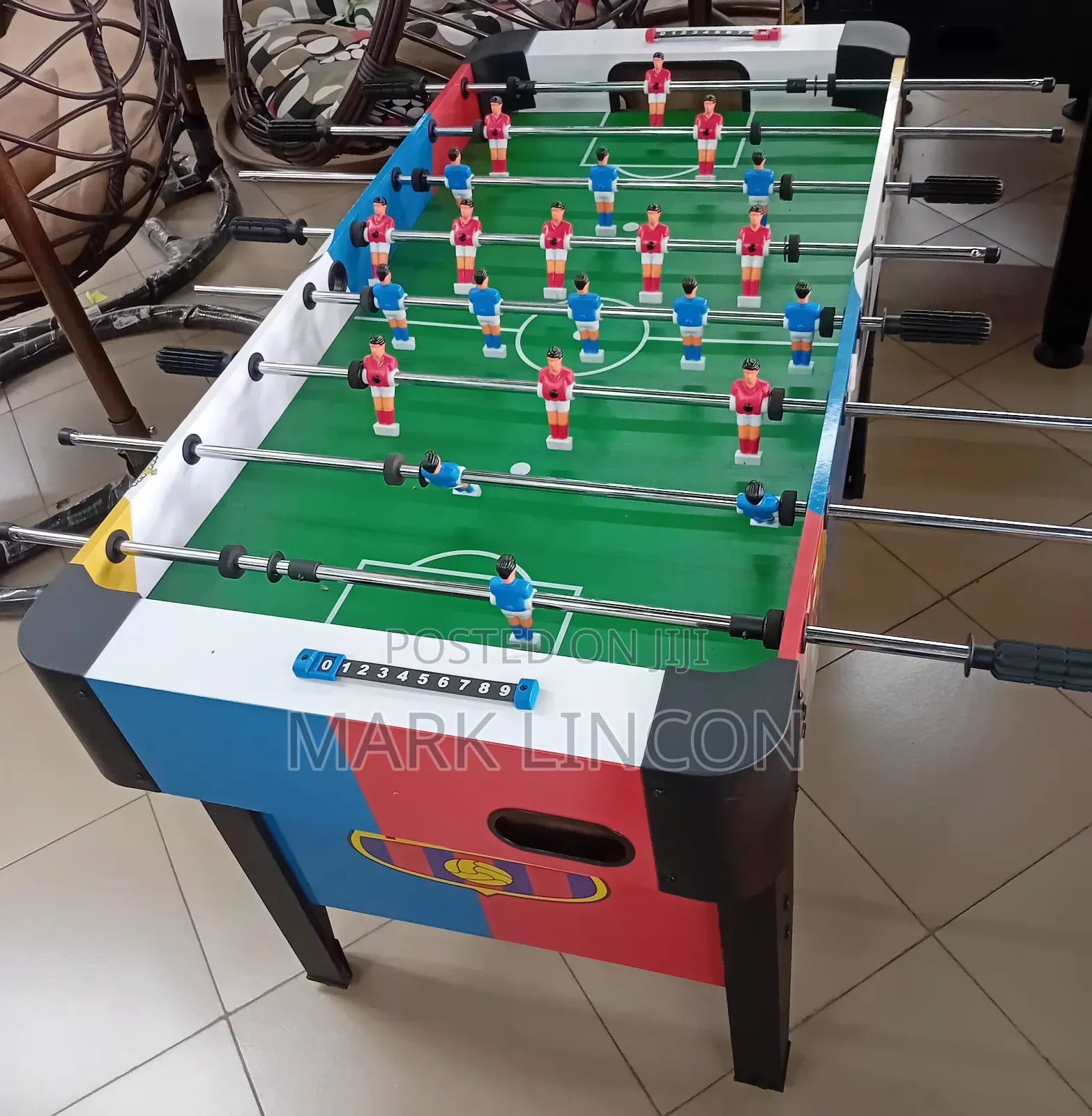 Durable 5ft Standalone Foosball / Soccer Game Table