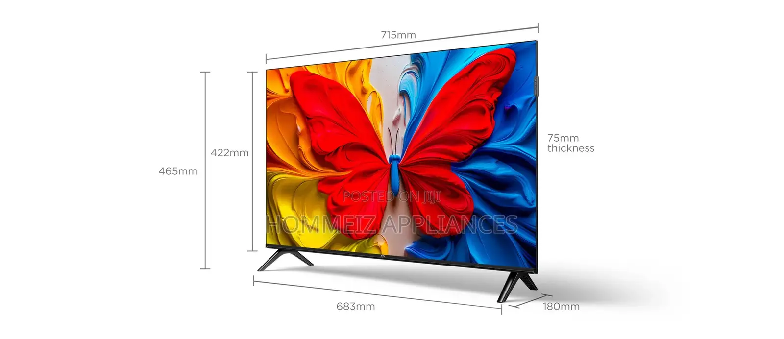 TCL 32 HDR 10 QLED Google TV, Google Cast, Dolby Audio