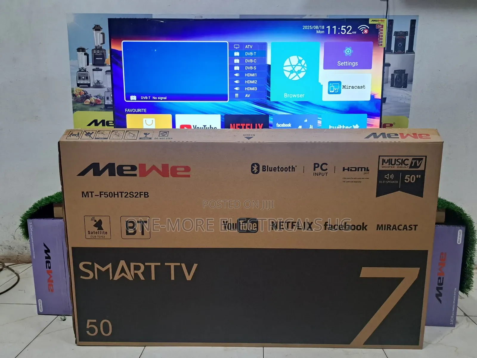 Smart TV 50" Mewe Brand With Clear Picture.