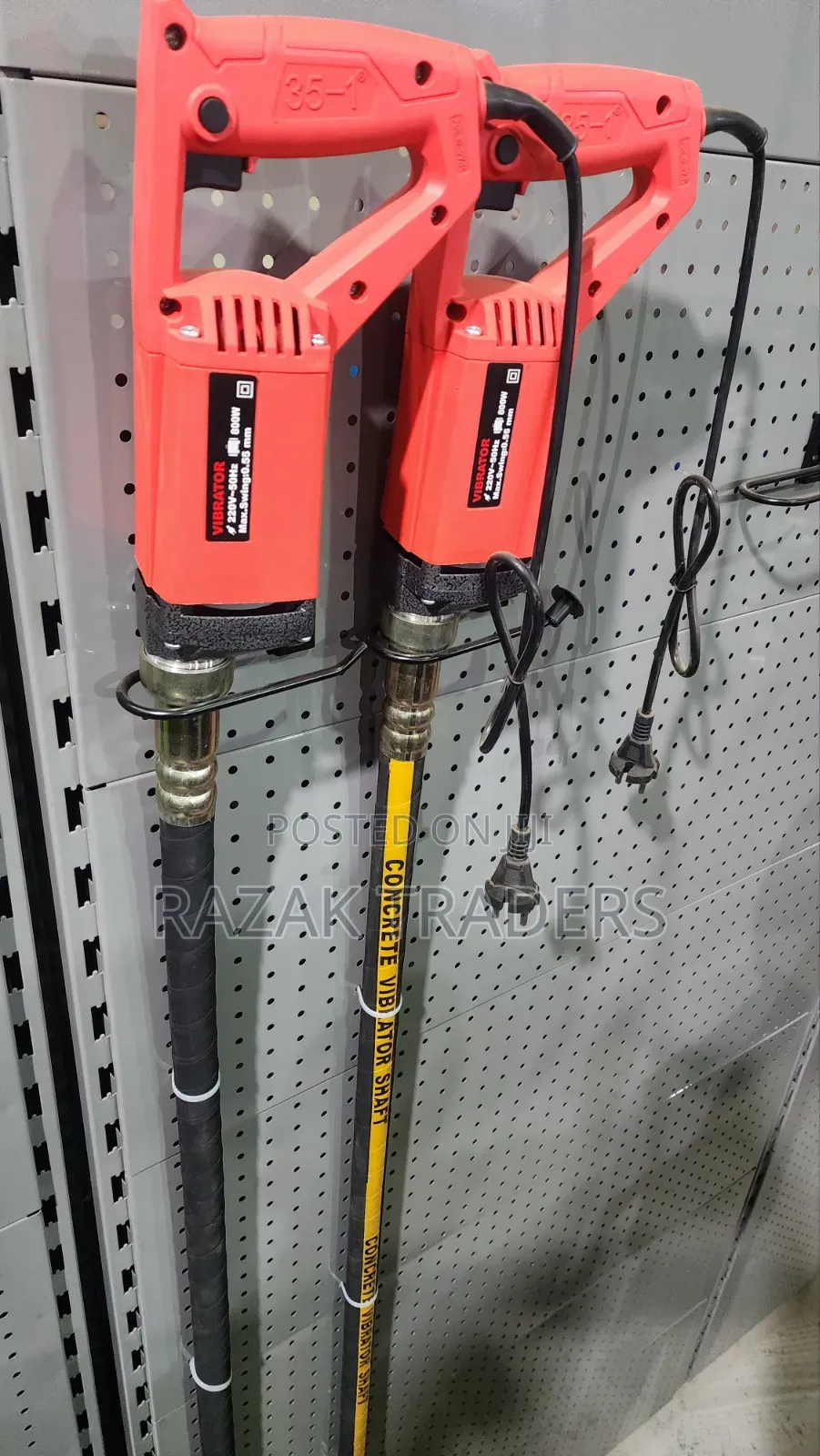 Electric Concrete Vibrator, Hand Held 13000 VPM Remove Air Bubbles
