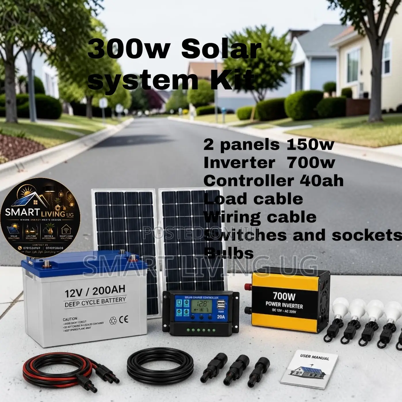 300W Off-Grid Power Solution – Easy to Install ZP