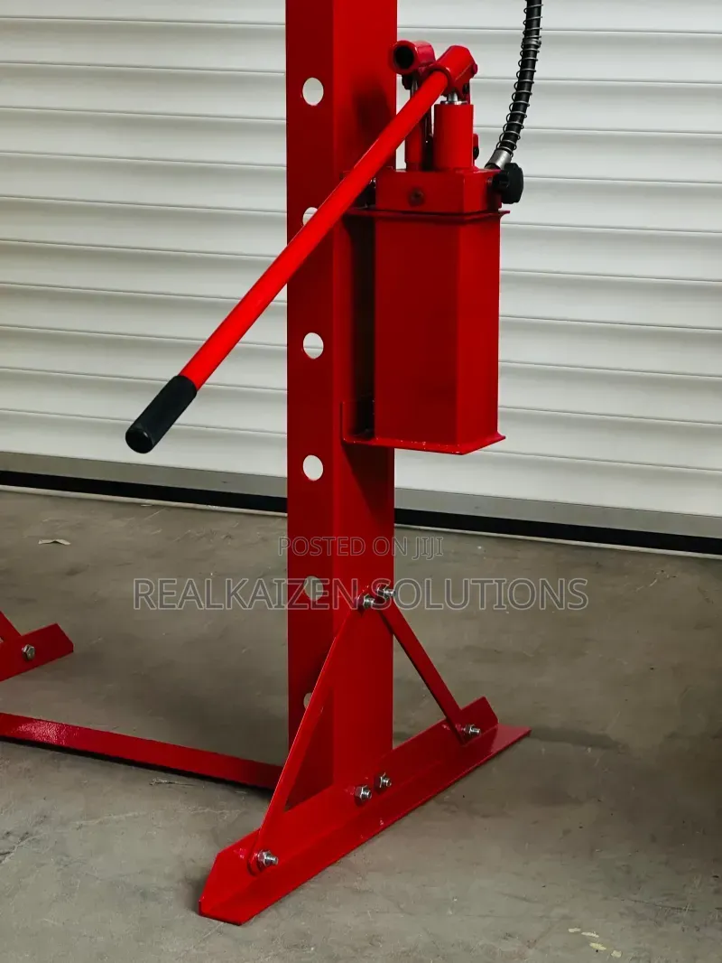 30 Ton H-Frame Hydraulic Shop Press With Integrated Pressure Gauge