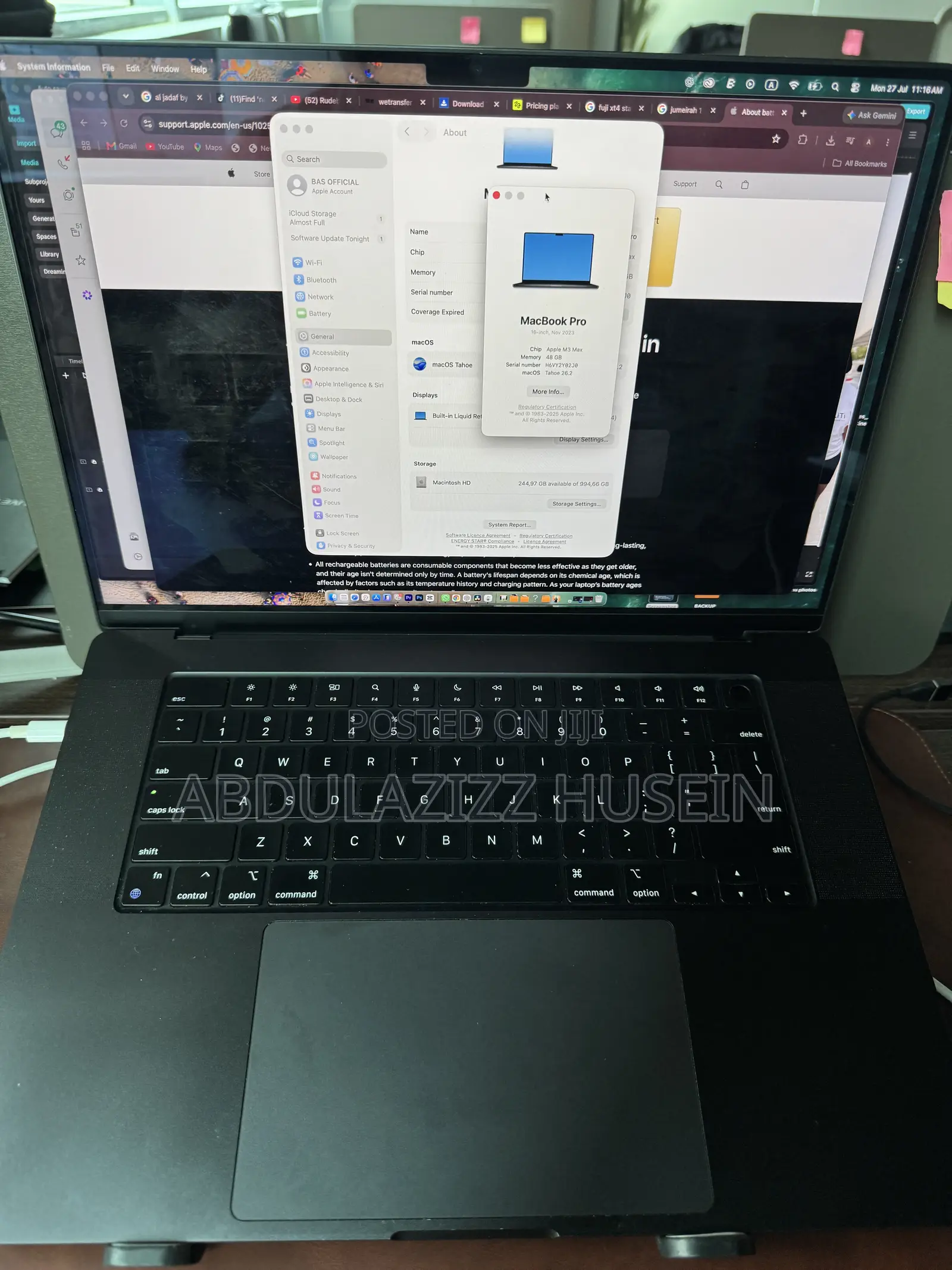 Laptop Apple MacBook Pro 2023 M3 Max 48GB Apple M3 Max SSD 1T
