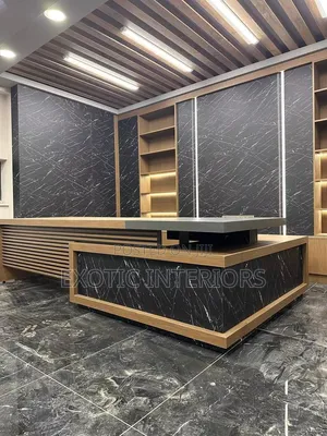 Rreception Desk and Back Ground Wall Design Call