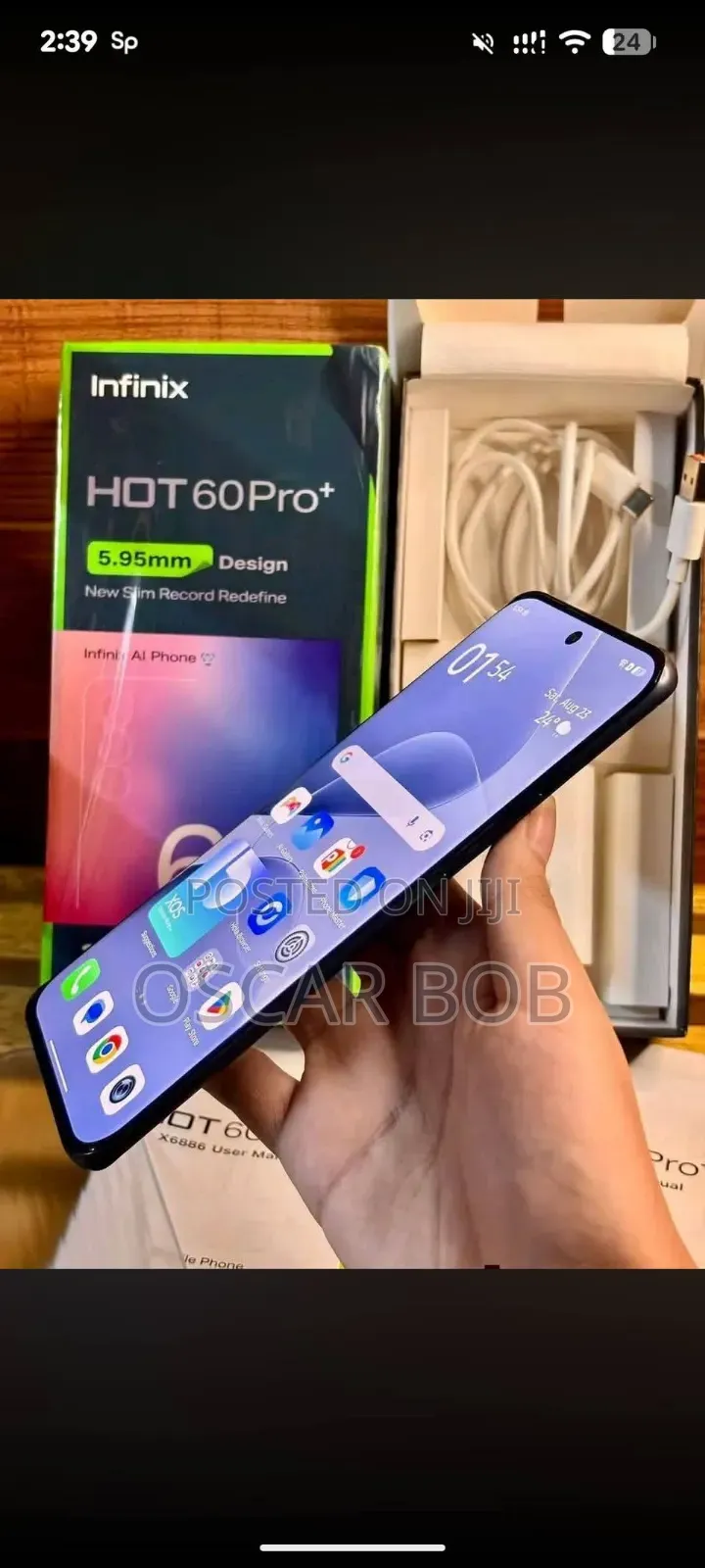 New Infinix Hot 60 Pro+ 256 GB Blue