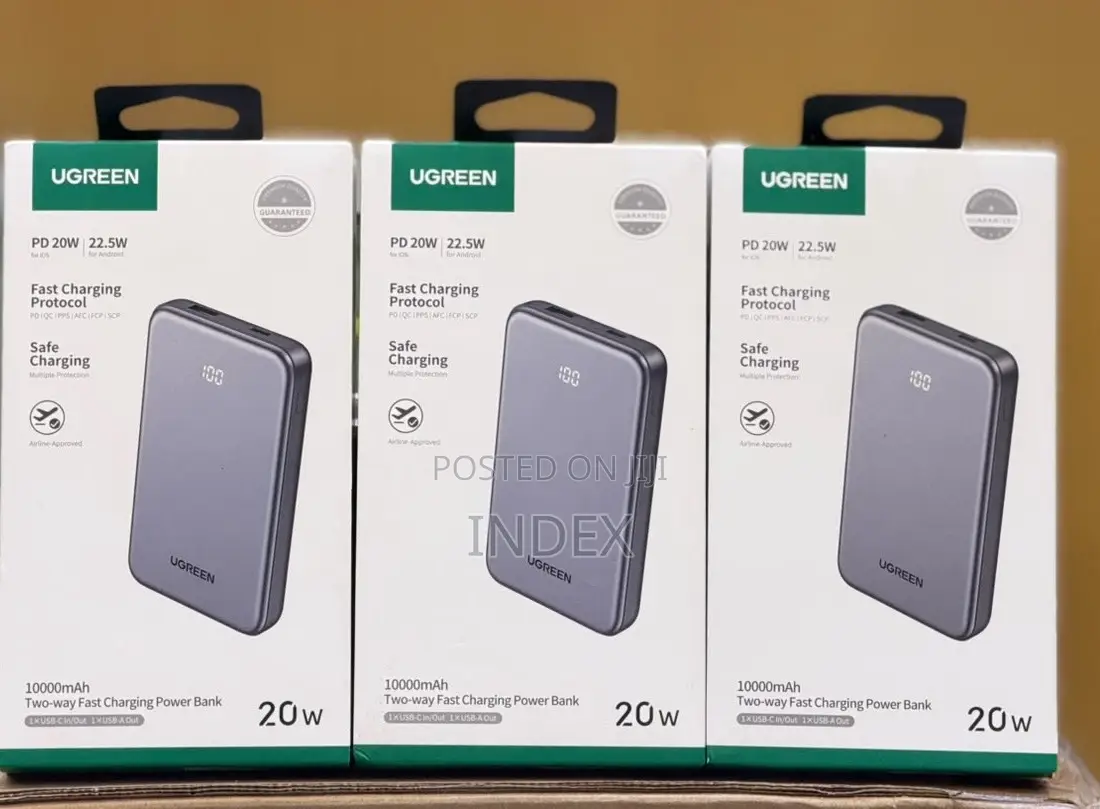 Ugreen 10000mah 20W Zapix Series Two-Way Fast Charging Power Bank