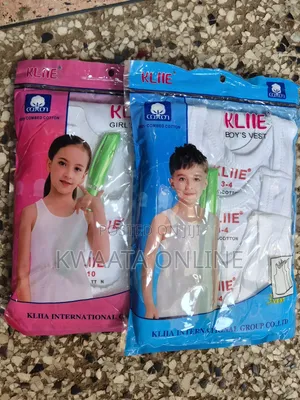 Kids Cotton Vests,3-Piece Pack, Soft 100% Combed Cotton | Boys Girls