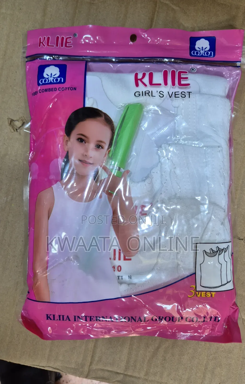 Kids Cotton Vests,3-Piece Pack, Soft 100% Combed Cotton | Boys Girls